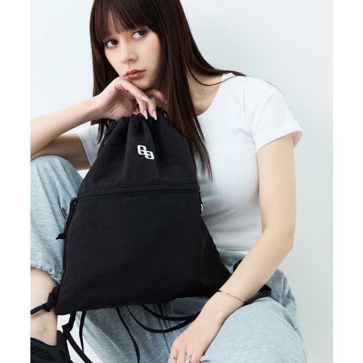 GYDA(ジェイダ)ナップサック 缶バッジ付き GY-B444 カジュアル | ELGAES | 詳細画像3 