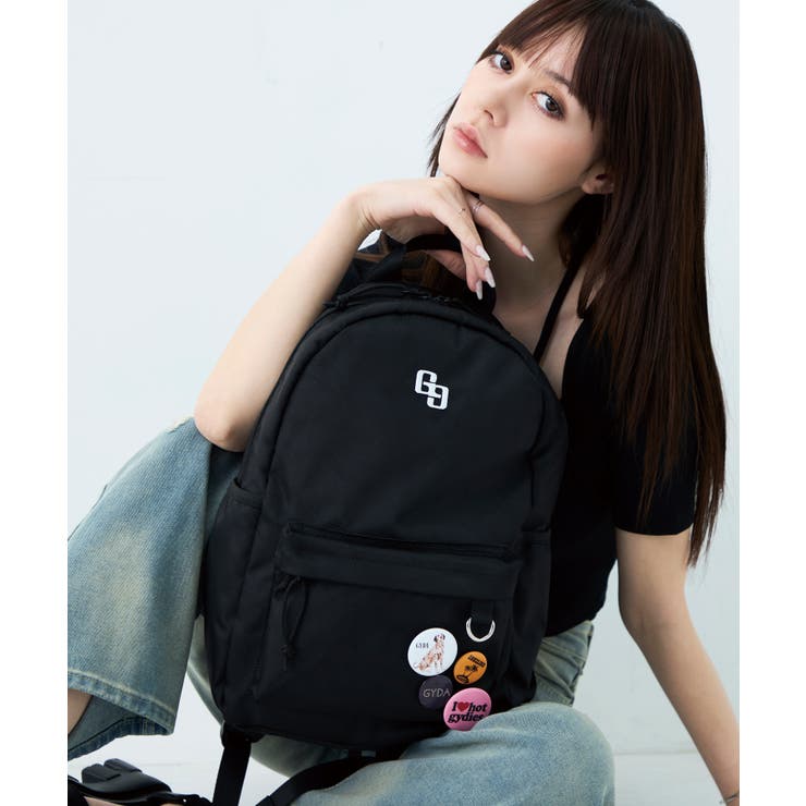 GYDA(ジェイダ)バックパック 缶バッジ付き GY-B445 カジュアル | ELGAES | 詳細画像5 