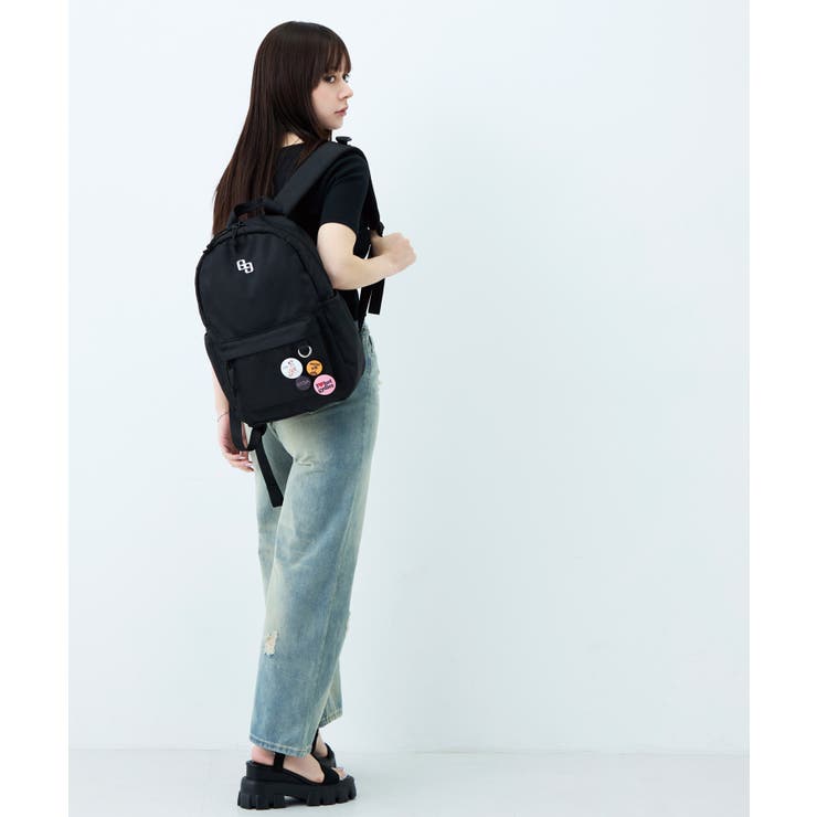 GYDA(ジェイダ)バックパック 缶バッジ付き GY-B445 カジュアル | ELGAES | 詳細画像6 