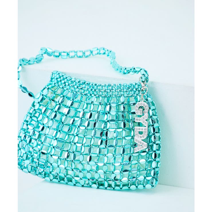 グリーン | GYDA(ジェイダ)メタリックミニバッグ 巾着付き GY-B452 | ELGAES