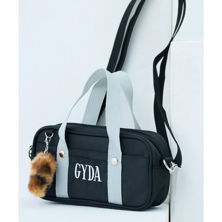 ブラック | GYDA(ジェイダ)2WAYポリスクバポーチ ショルダー付き GY-P413 | ELGAES