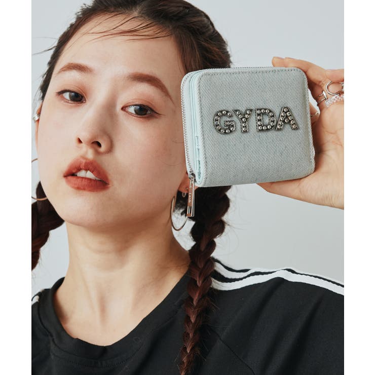 ライトブルー | GYDA(ジェイダ)ラウンドファスナー二つ折り財布 GY-W291 | ELGAES