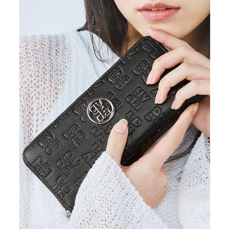 ブラック | GYDA(ジェイダ)ラウンドファスナー長財布 GY-W301 | ELGAES