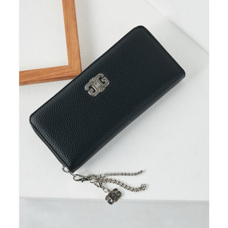 ブラック | GYDA(ジェイダ)ラウンドファスナー長財布 GY-W341 | ELGAES