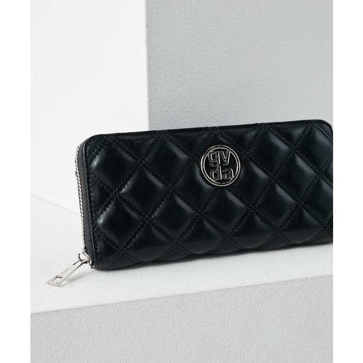 ブラック | GYDA(ジェイダ)ラウンドファスナー長財布 GY-W351 | ELGAES