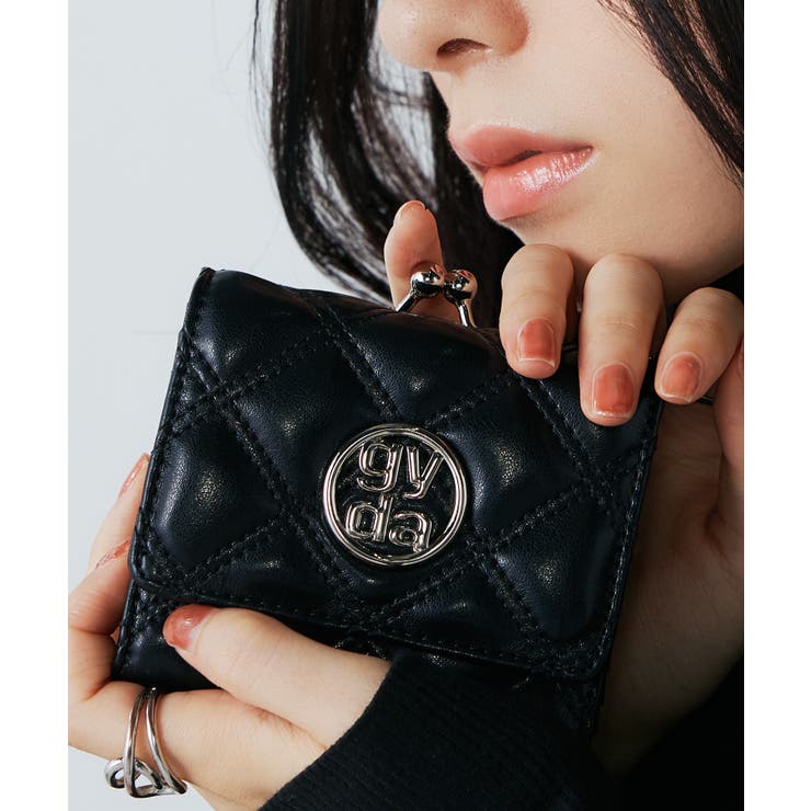 ブラック | GYDA(ジェイダ)口金ミニ財布 GY-W352 | ELGAES