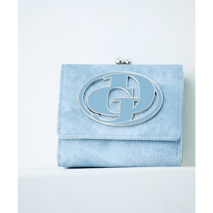 ブルー | GYDA(ジェイダ)口金ミニ財布 GY-W422 ビッグメタル | ELGAES