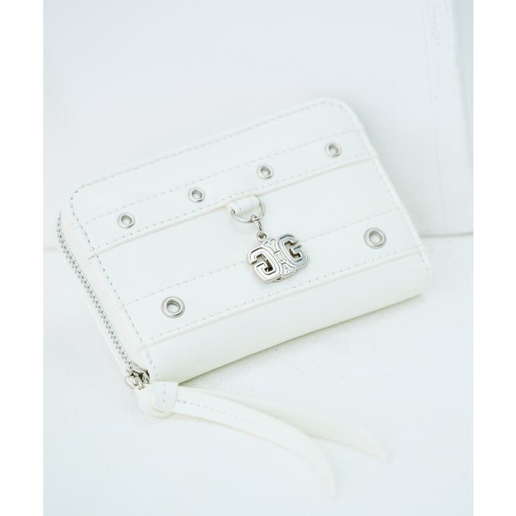 アイボリー | GYDA(ジェイダ)ラウンドファスナーコインケース GY W434 | ELGAES