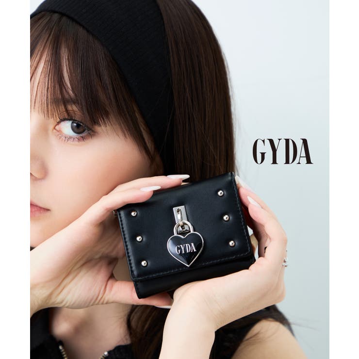 GYDA(ジェイダ)マイクロミニ財布 GY-W461 ハート南京錠チャーム | ELGAES | 詳細画像1 