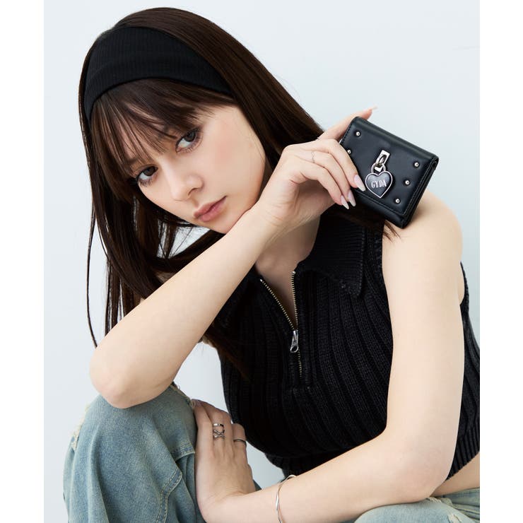 GYDA(ジェイダ)マイクロミニ財布 GY-W461 ハート南京錠チャーム | ELGAES | 詳細画像8 