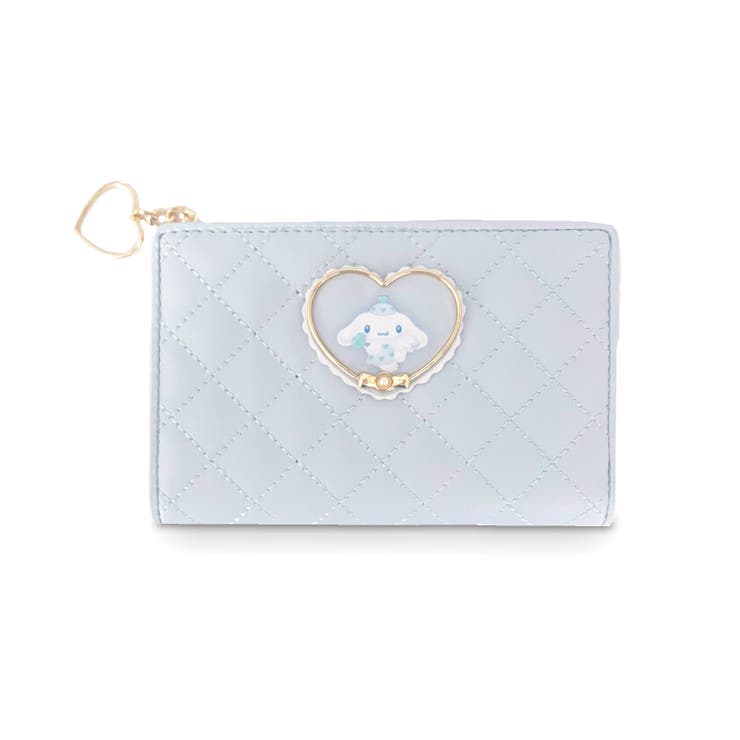 シナモロール | サンリオ 二つ折り財布 ハートフレームシリーズ | ELGAES