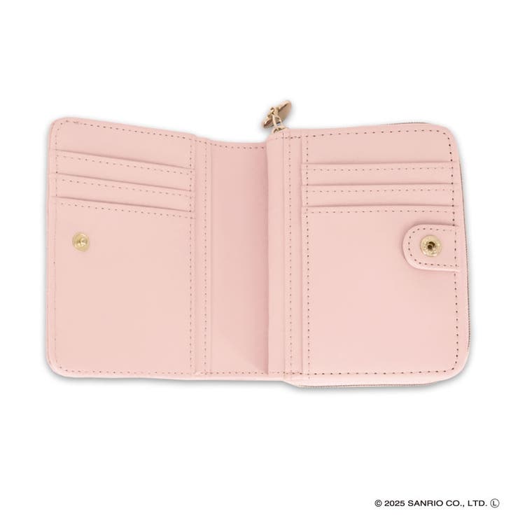 ハローキティ ラウンドファスナー二つ折り財布 キルト風ステッチシリーズ | ELGAES | 詳細画像5 