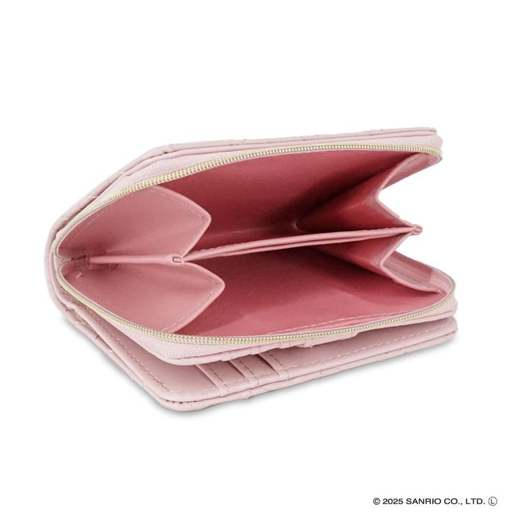 ハローキティ ラウンドファスナー二つ折り財布 キルト風ステッチシリーズ | ELGAES | 詳細画像6 