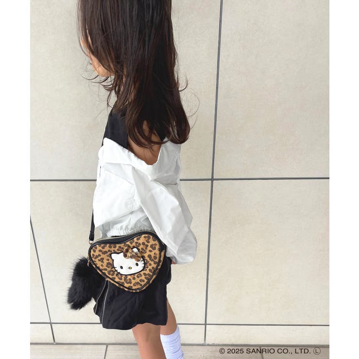 ハローキティ しっぽファー付きハート形ポシェット | ELGAES | 詳細画像3 
