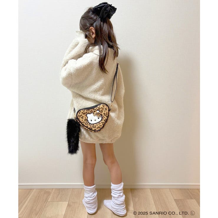 ハローキティ しっぽファー付きハート形ポシェット | ELGAES | 詳細画像5 