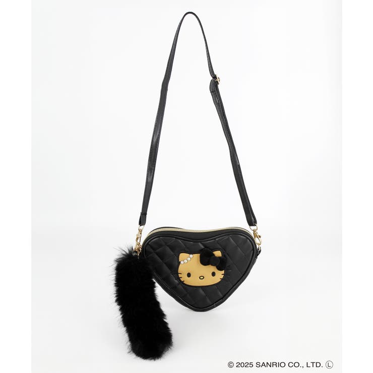 ハローキティ しっぽファー付きハート形ポシェット | ELGAES | 詳細画像7 