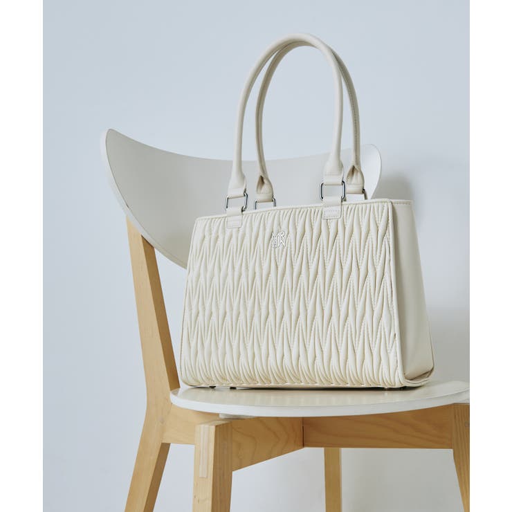 アイボリー | MURUA(ムルーア)トートバッグ A4対応 MR-B1266 | ELGAES