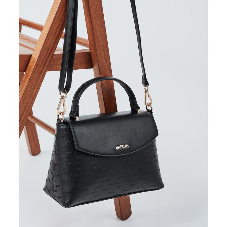 ブラック | MURUA(ムルーア)2WAYハンドバッグ MR-B1314 | ELGAES