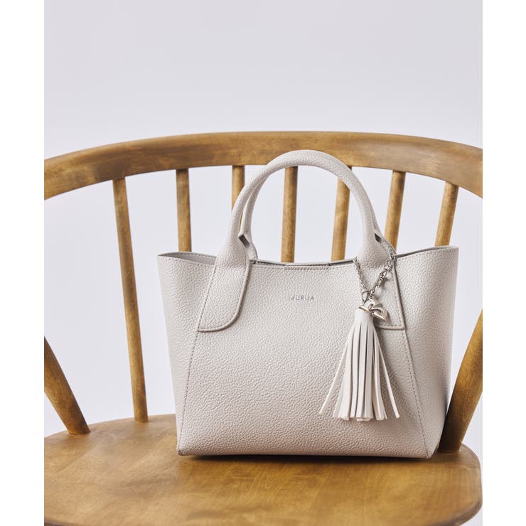 ライトグレー | MURUA(ムルーア)2WAYハンドバッグ MR-B1325 | ELGAES