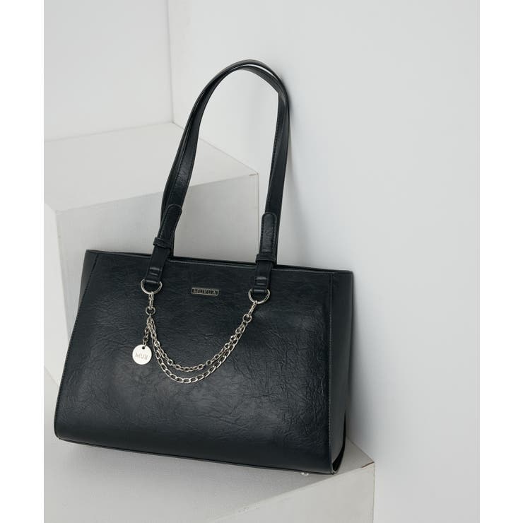 ブラック | MURUA(ムルーア)トートバッグ A4対応 MR-B1366 | ELGAES