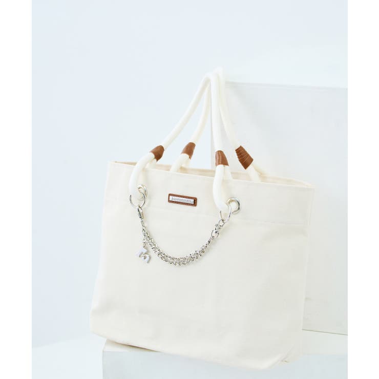 アイボリー | MURUA(ムルーア)キャンバストートバッグ A4対応 MR | ELGAES