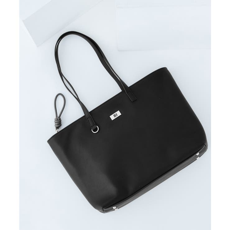 ブラック | MURUA(ムルーア)トートバッグ A4対応 MR-B1456 バイカラー | ELGAES