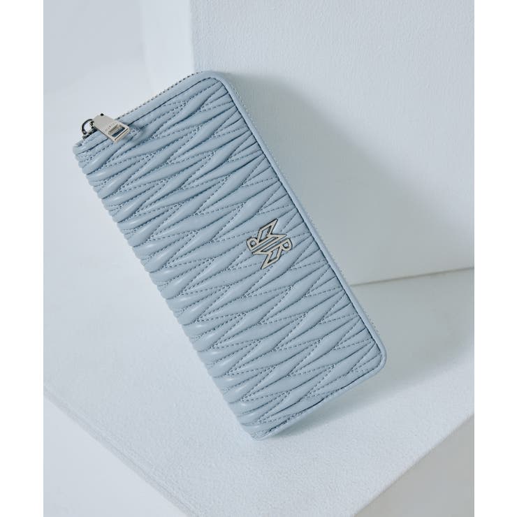ブルー | MURUA(ムルーア)ラウンドファスナー長財布 MR-W1261 | ELGAES