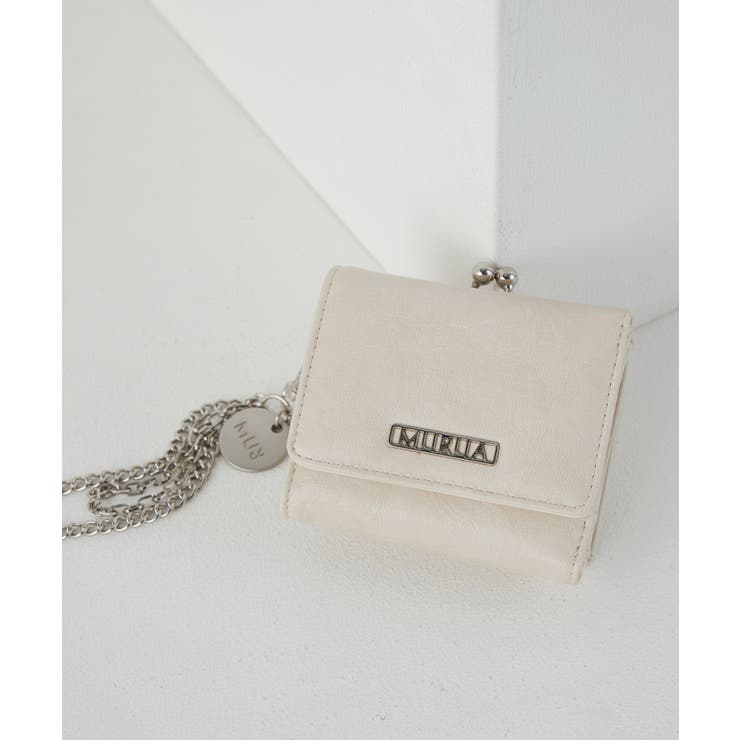 アイボリー | MURUA(ムルーア)口金ミニ財布 MR-W1362 | ELGAES