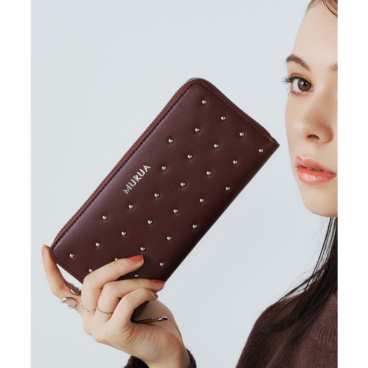 ワイン | MURUA(ムルーア)ラウンドファスナー長財布 MR-W1371 | ELGAES