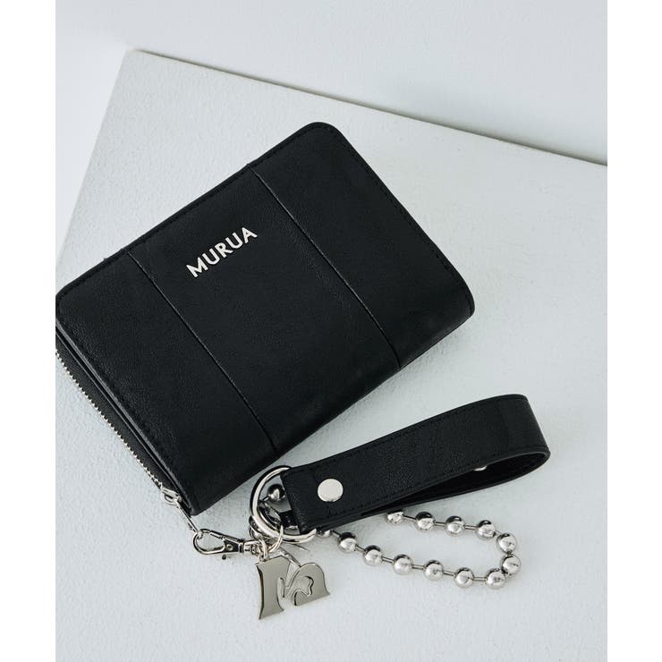 ブラック | MURUA(ムルーア)二つ折り財布 MR-W1402 | ELGAES