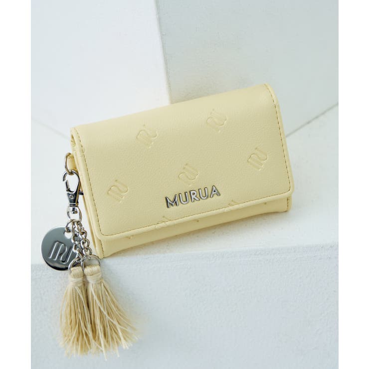 イエロー | MURUA(ムルーア)仕切り付き名刺入れ MR-W1413 エンボスシリーズ | ELGAES