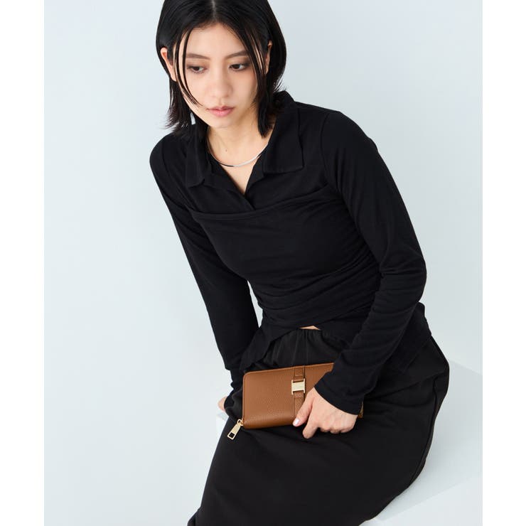 MURUA(ムルーア)ラウンドファスナー長財布 MR-W1441 ロゴプレート | ELGAES | 詳細画像3 