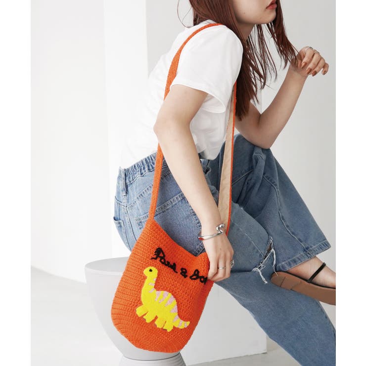 オレンジ | PAUL&JOE ACCESSOIRES ショルダーバッグ PJA-B1031 | ELGAES