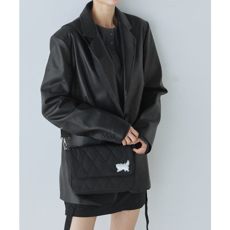 ブラック | PAUL&JOE ACCESSOIRES ショルダーバッグ PJA-B1092 | ELGAES