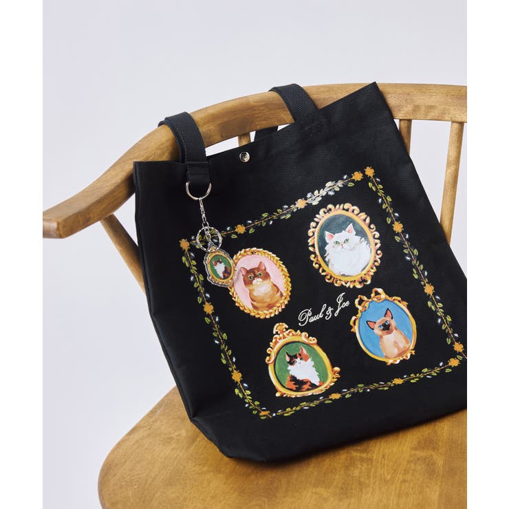 ブラック | PAUL&JOE ACCESSOIRES トートバッグ PJA-B1193 | ELGAES