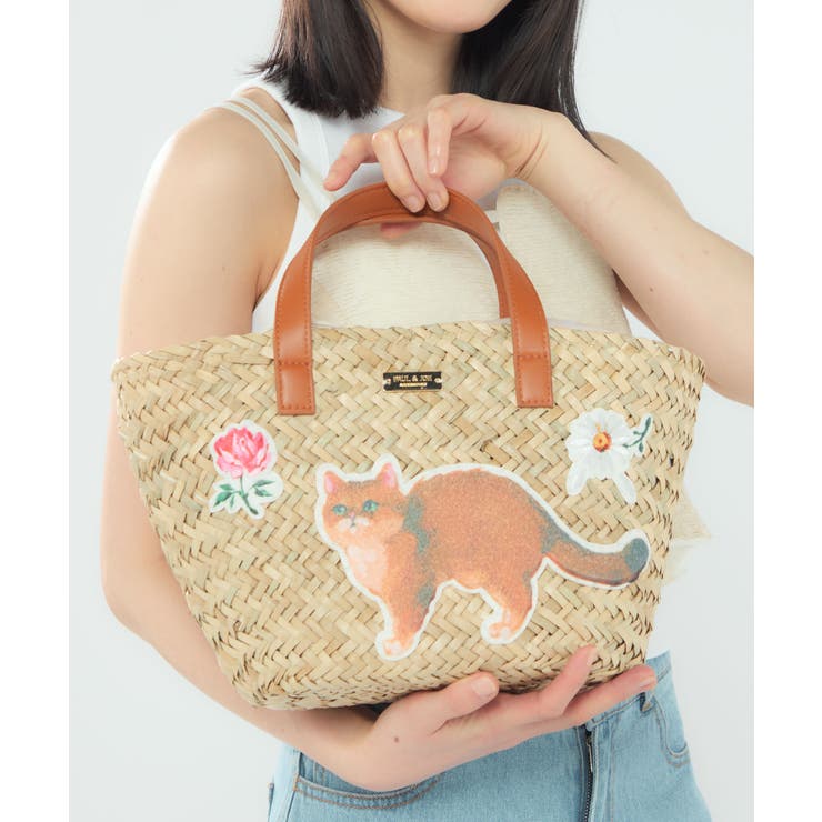 ブラウン | PAUL&JOE ACCESSOIRES かごバッグ PJA-B1201 | ELGAES