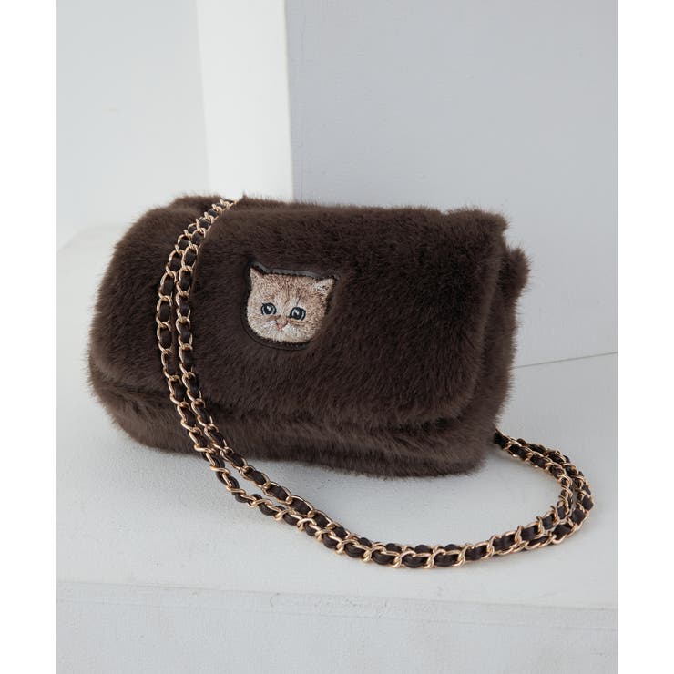 ブラウン | PAUL&JOE ACCESSOIRES ショルダーバッグ PJA-B1282 | ELGAES