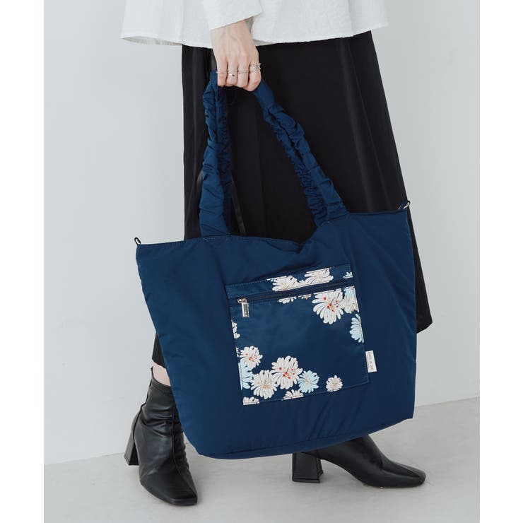 ネイビー | PAUL&JOE ACCESSOIRES トラベルトート PJA-B1344 | ELGAES