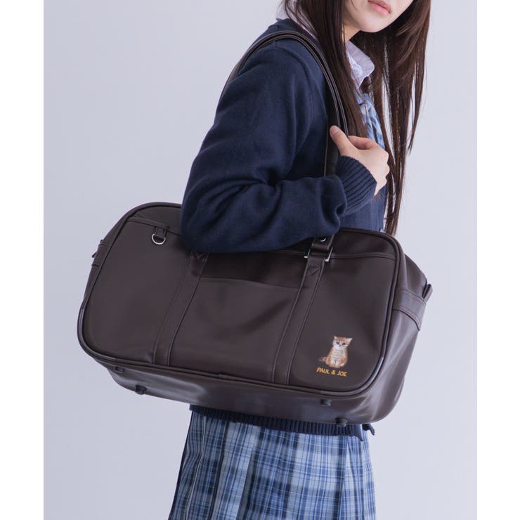 ブラウン | PAUL&JOE ACCESSOIRES 合皮スクールバッグ | ELGAES