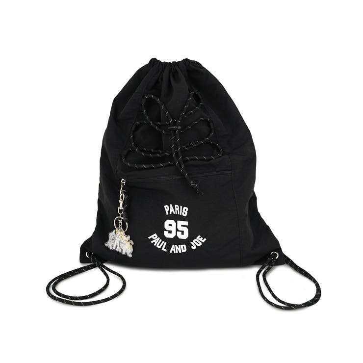 ブラック | PAUL & JOE ACCESSOIRES ナップサック PJA-B1434 | ELGAES