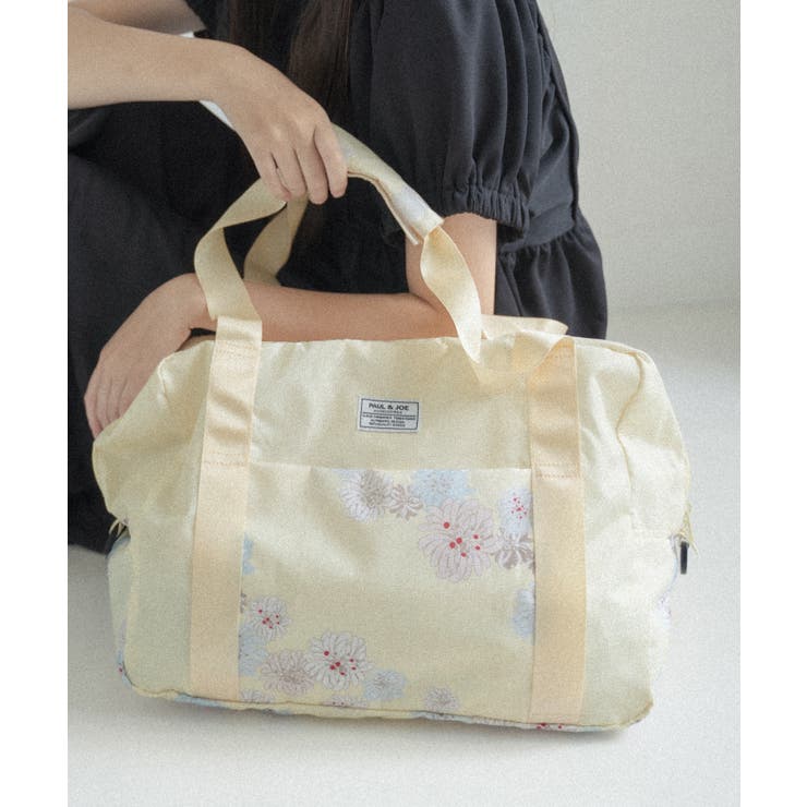 イエロー | PAUL&JOE ACCESSOIRES 折りたたみボストン PJA-B846 | ELGAES