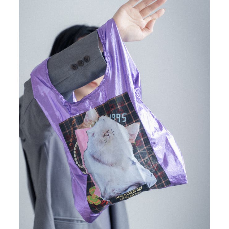 パープル | PAUL&JOE ACCESSOIRES エコバッグ(S) PJA-E1132 | ELGAES