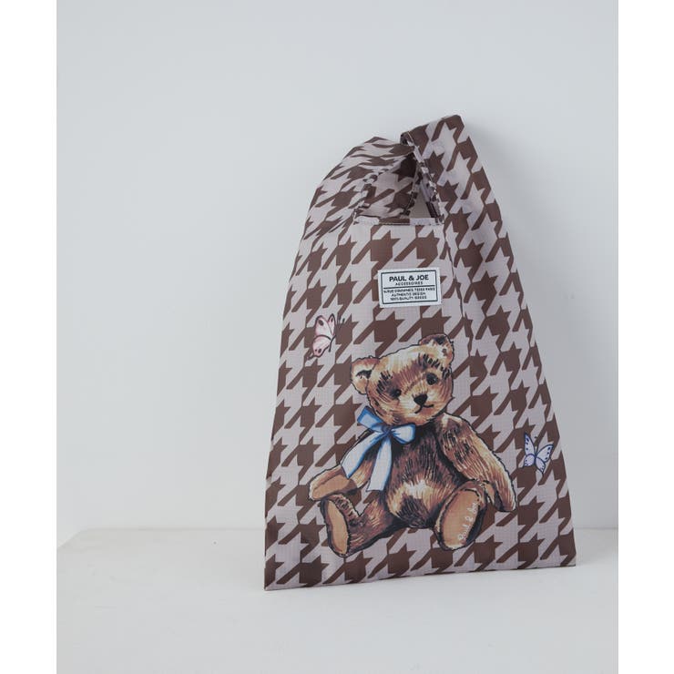 ブラウン | PAUL&JOE ACCESSOIRES エコバッグ PJA-E1331 | ELGAES