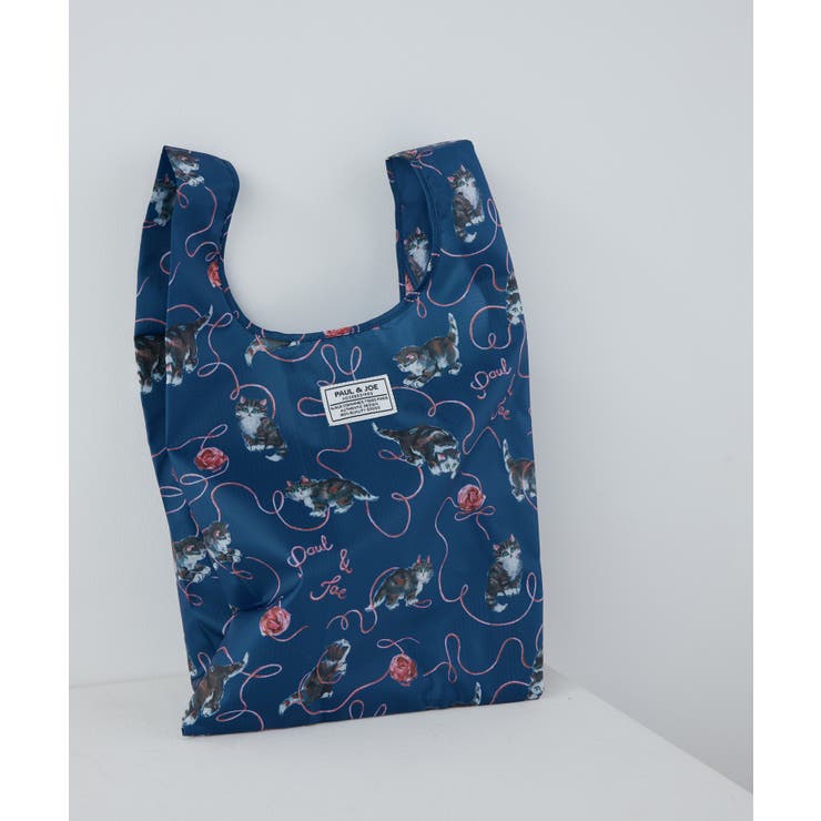 ネイビー | PAUL&JOE ACCESSOIRES エコバッグ PJA-E1331 | ELGAES