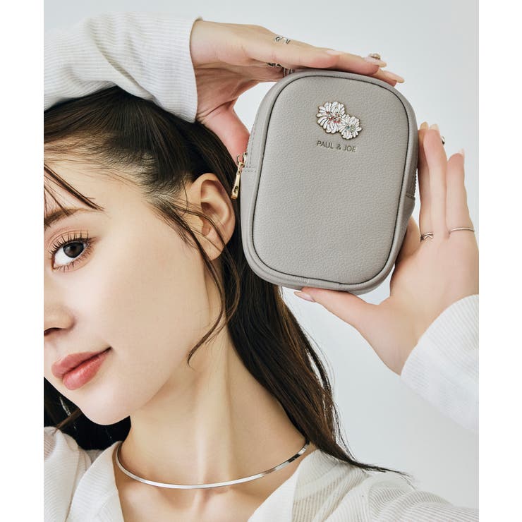 グレー | PAUL&JOE ACCESSOIRES タテ型ポーチ PJA-P1317 | ELGAES