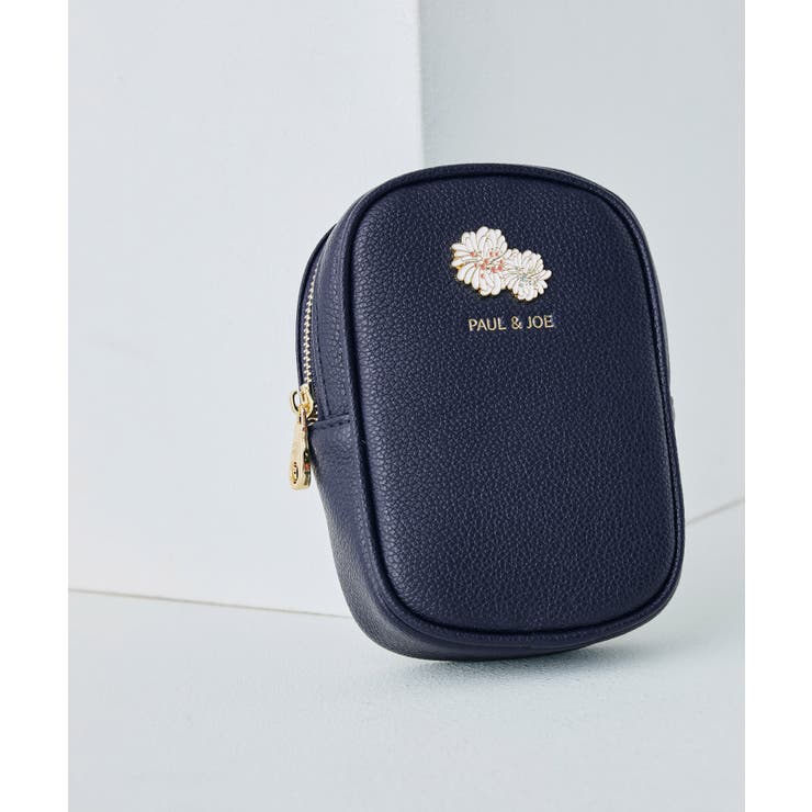 ネイビー | PAUL&JOE ACCESSOIRES タテ型ポーチ PJA-P1317 | ELGAES
