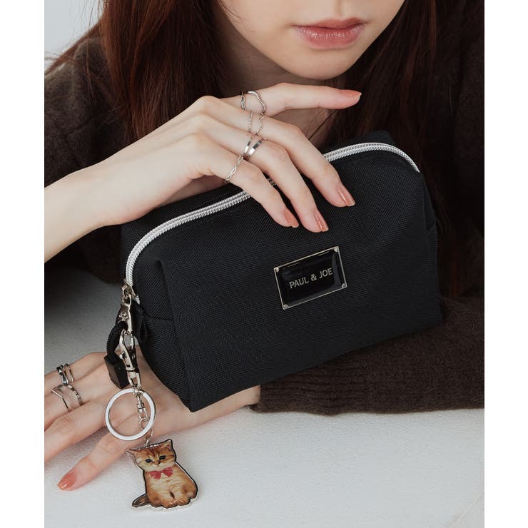 ブラック | PAUL&JOE ACCESSOIRES マルチポーチ PJA-P1322 | ELGAES