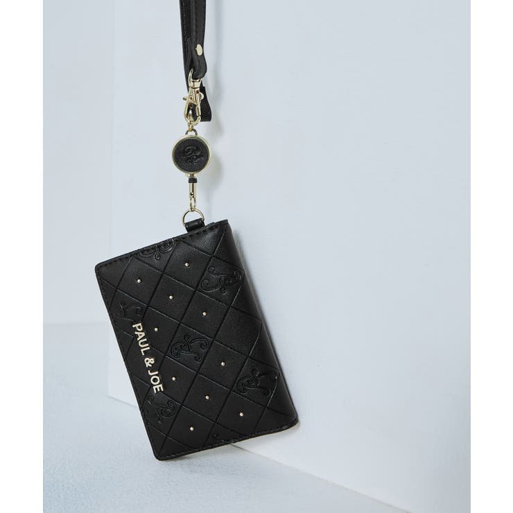 ブラック | PAUL&JOE ACCESSOIRES 2面パスケース PJA-W1074 | ELGAES