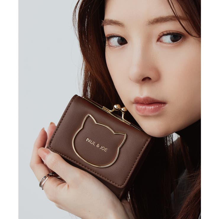 ブラウン | PAUL&JOE ACCESSOIRES 口金ミニ財布 PJA-W1272 | ELGAES