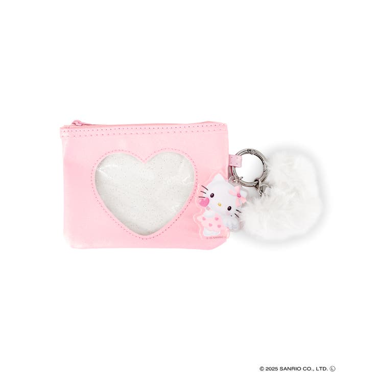 ハローキティ | サンリオキャラクターズ ハート窓付きポーチ(エンジェル) | ELGAES
